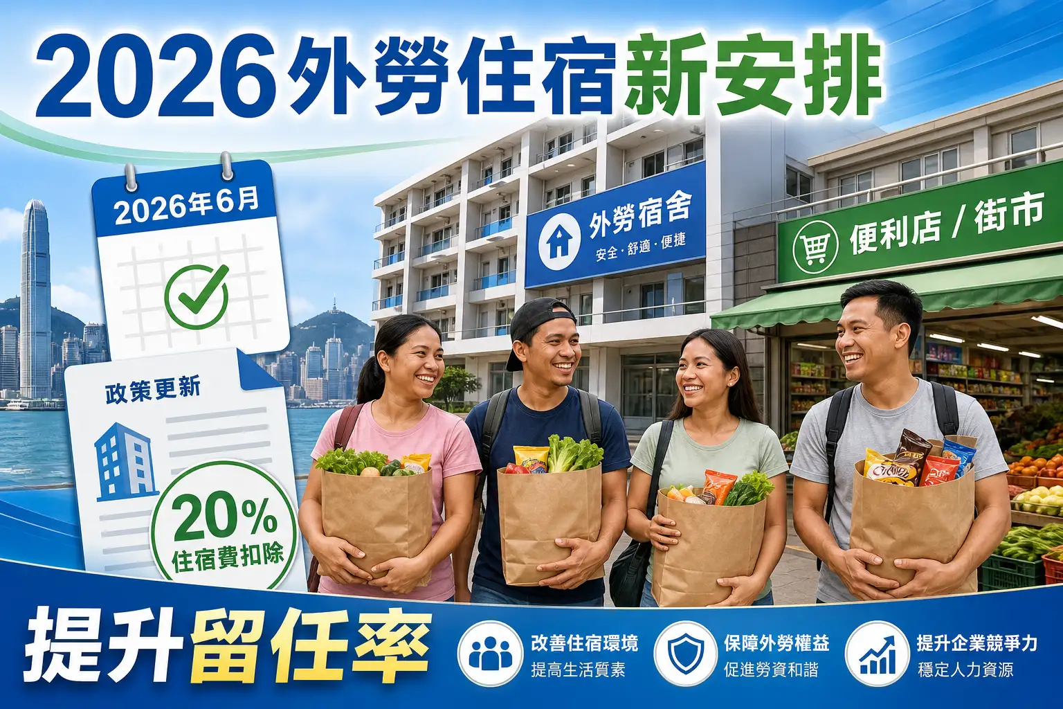 2026下半年外勞住宿新安排!僱主如何善用放寬政策提升留任率?